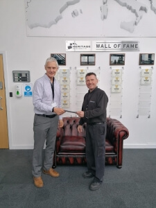 Ian Sears 20 years service award